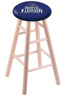 North Florida Ospreys Round Cushion Maple Pub Stool - Brown