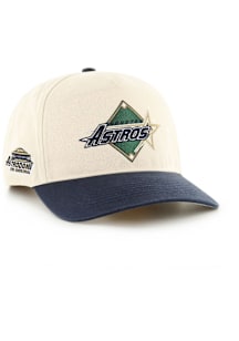 47 Houston Astros Cooperstown 2T Base Knock Hitch Adjustable Hat - Natural
