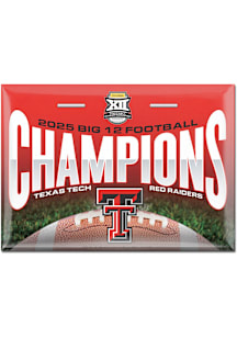Texas Tech Red Raiders 2025 Big 12 Champions 2x3 Magnet