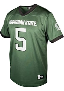 Jordan Hall  Genuine Collective Michigan State Spartans Green Football NIL Football Jersey