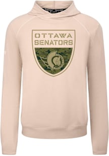 Levelwear Ottawa Senators Tan Mandate Buckler Long Sleeve T Shirt