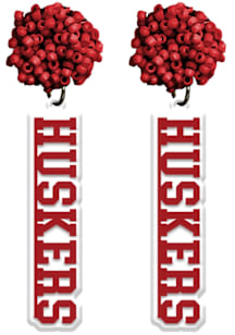 Nebraska Cornhuskers  Pom Poms