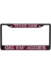 Texas A&amp;M Aggies Red Slogan License Frame