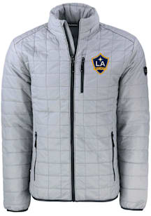 Cutter and Buck LA Galaxy Mens Grey Rainier PrimaLoft Big and Tall Lined Jacket