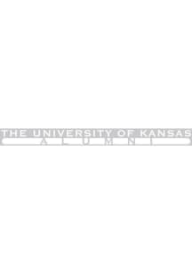 Kansas Jayhawks Full Name and Alumni Auto Strip - White