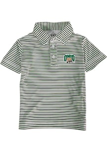 Ohio Bobcats Toddler Green Carson Short Sleeve Polo Shirt