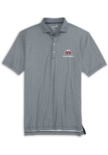 Mens Nebraska Cornhuskers Black Johnnie O Hinson Short Sleeve Fashion Polo
