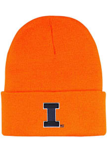 LogoFit Illinois Fighting Illini Orange North Pole Youth Knit Hat