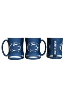 Penn State Nittany Lions 15oz Blue Sculpted Mug