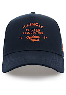Illinois Fighting Illini Athletic Association Adjustable Hat - Navy Blue