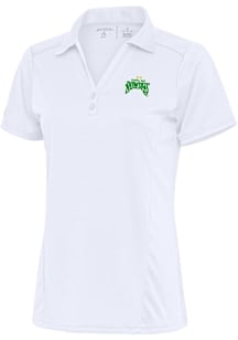 Antigua Tampa Bay Rowdies Womens White Tribute Short Sleeve Polo Shirt
