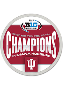 Indiana Hoosiers Souvenir 2025 Big 10 Champions Pin - White