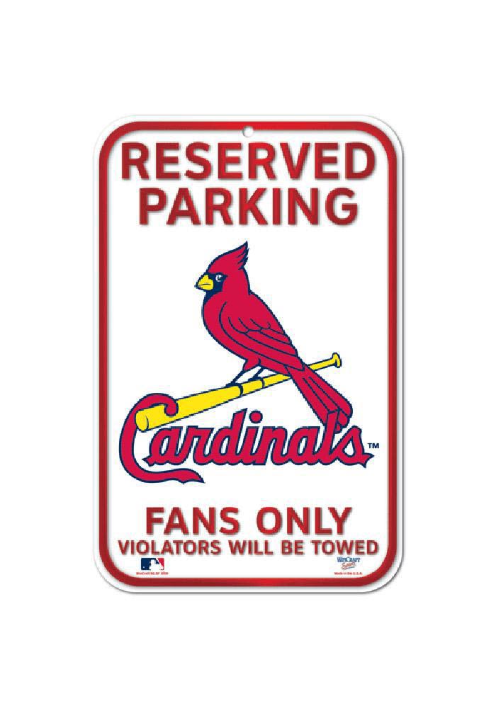 St Louis Cardinals Reserved Parking Sign