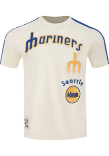 Pro Standard Seattle Mariners White Retro Classic Short Sleeve Fashion T Shirt