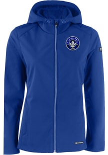 Cutter and Buck Montreal Impact Womens Blue Evoke Light Weight Jacket