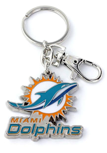 Miami Dolphins Heavyweight Keychain - Blue