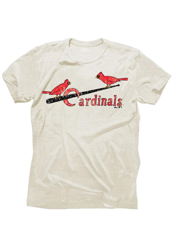 Stan Musial St Louis Cardinals Ivory Tri-Blend Short Sleeve Fashion Player T Shirt