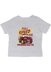 Infant Minnesota Golden Gophers Grey Vive La Fete Full Speed Short Sleeve T-Shirt