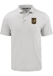 Cutter and Buck Los Angeles FC Mens Grey Coastline Eco Short Sleeve Polo