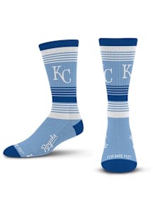Kansas City Royals Ombre Stripe Mens Crew Socks