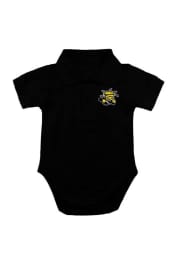 Wichita State Shockers Baby Black Logo Short Sleeve Polo One Piece