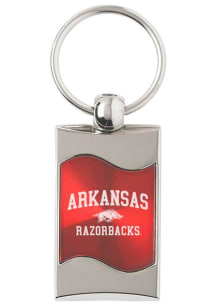 Arkansas Razorbacks Red Wave Keychain