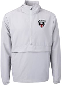 Cutter and Buck DC United Mens Grey Charter Eco Pullover Jackets