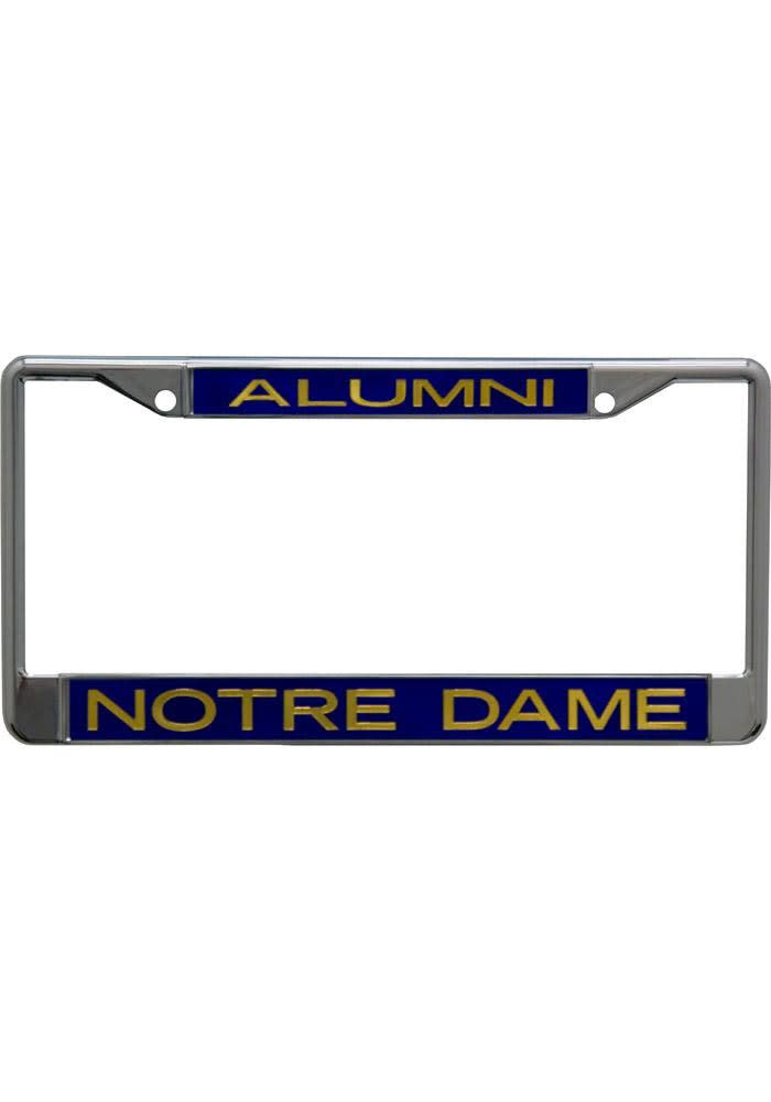 Notre Dame Fighting Irish Navy Alumni License Frame