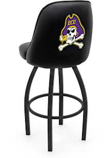 East Carolina Pirates Padded Swivel Pub Stool - Black