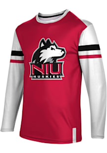 ProSphere Northern Illinois Huskies Red Old School Long Sleeve T Shirt