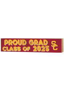 Red USC Trojans 3x13 Block Sign Class of 2025 Sign