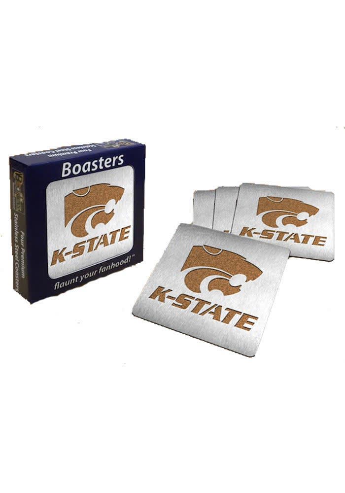 K-State Wildcats 4pk Stainless Steel Coaster