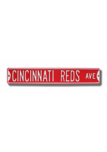 Cincinnati Reds Red Street Sign