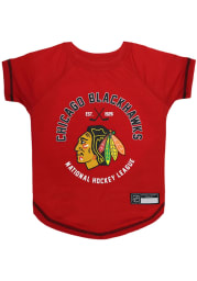 Chicago Blackhawks Team Logo Pet T-Shirt