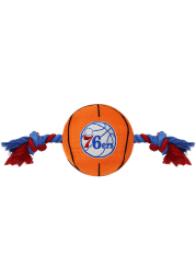Philadelphia 76ers Plush Basketball Rope Pet Toy