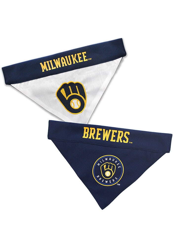 Milwaukee Brewers Home/Road Personalized Reversible Bandana