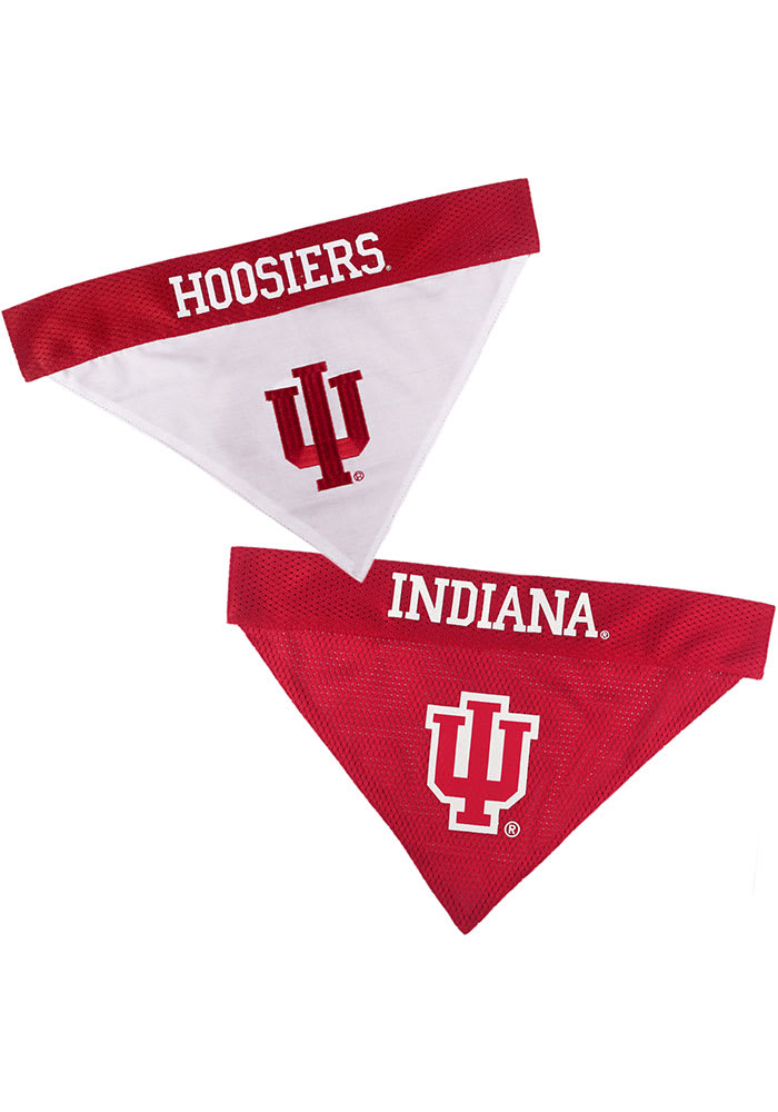 Pets First College-Halstuch Für Hunde – Wendbar, Mit Team-Logo (Indiana Hoosiers), Größe S/M