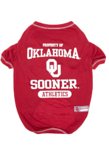Oklahoma Sooners Team Logo Pet T-Shirt