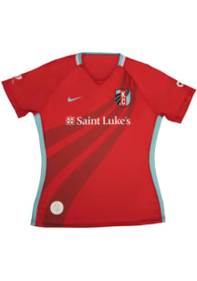 KC Current Mens Nike Replica Soccer 2023 Heartland Jersey - Red