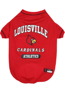 Louisville Cardinals Team Logo Pet T-Shirt