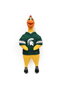 Michigan State Spartans Rubber Chicken Pet Toy