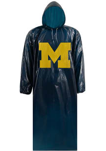 Navy Blue Michigan Wolverines Basic Poncho