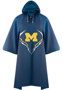 Navy Blue Michigan Wolverines Premium Poncho