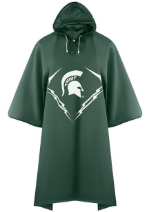 Green Michigan State Spartans Premium Poncho