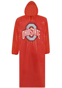 Red Ohio State Buckeyes Basic Poncho