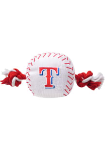 Texas Rangers Nylon Plush Baseball Rope Pet Toy