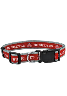 Red Ohio State Buckeyes Satin Pet Collar