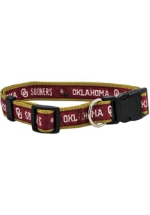 Oklahoma Sooners Satin Pet Collar