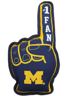 Navy Blue Michigan Wolverines #1 Fan Pet Toy