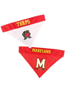 Red Maryland Terrapins Reversible Pet Bandana